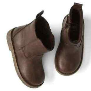 Baby Gap NWT Chelsea Faux Leather Zip Boots 5 6 8 10